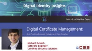 digital certificate management practices